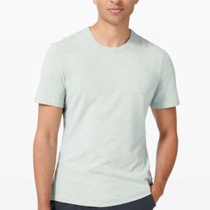 Lululemon 5 Year Basic T-Shirt Heathered Minty Grey Mens Large